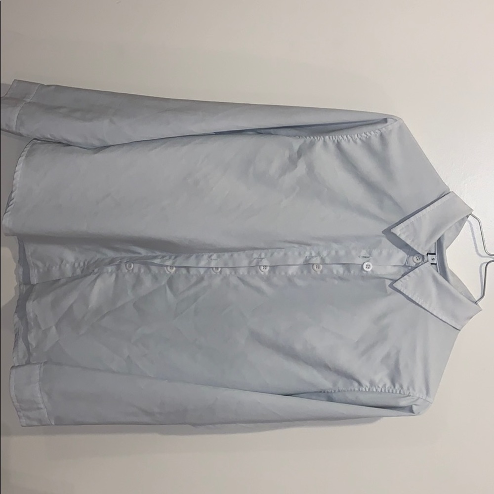 Fisoul Small White Button Up Blouse